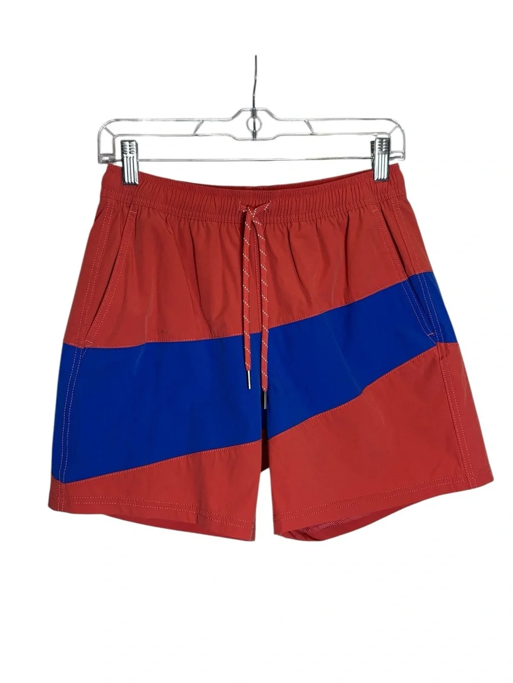Fair Harbor The Bungalow Trunk Size S Nautical Red Colorblock